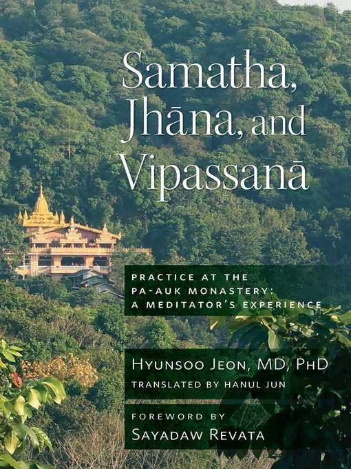 Cover image for Samatha, Jhana, and Vipassana